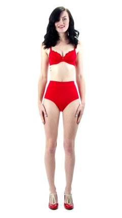 2015-10-24 Jodi Beth red bra and pocket girdle