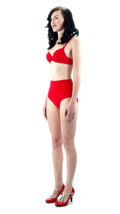 2015-10-24 Jodi Beth red bra and pocket girdle