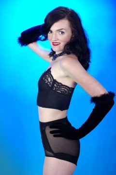 2015-10-24 Jodi Beth black bra and pantie girdle