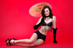2015-10-24 Jodi Beth black bra and girdle