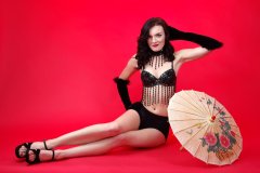 2015-10-24 Jodi Beth black bra and girdle
