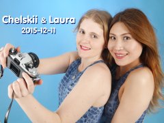 Chelskii and Laura title slide