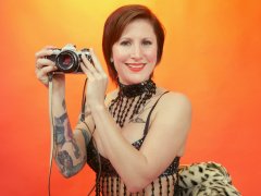 2016-04-02 Lexy in bellydancer top and black control briefs worn as hotpants