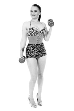 2016-05-07 Emski animal print bra and girdle