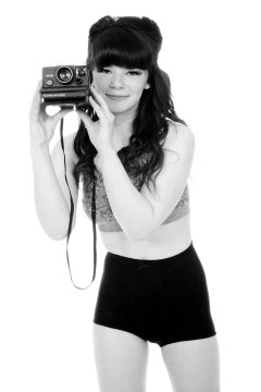 20160522 Ronnie97 fitness set, wearing sports top and black control briefs worn as hotpants