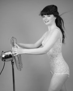 20160522 Ronnie97 in 1960's Berlei flowerpower pantie corselette