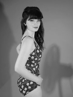 20160522 Ronnie97 p20160522 Ronnie97 in vintage red tummy-control one-piece swimsuit