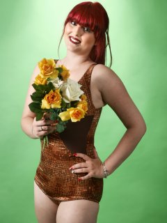 2016-09-03 Miss Danni Lou vintage Half-Moon swimsuit