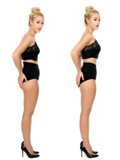 2016-11-06 Fleur fitness collage - posture