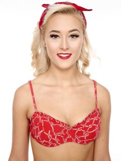 2016-11-06 Fleur in her own red frilly bikini
