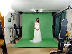 2016-11-26 Zoe34 in her own wedding dress