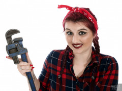 2016-12-11 Miss Danni Lou with 450mm stilsons