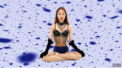 2017-02-04 Salina Pun jewelled dance top and stretchy lycra briefs worn as hotpants c/w ProjectM backdrop