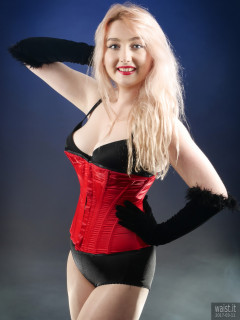 2017-03-11 LilyAmber bra,,style210 grdle and red Vollers overbust corset