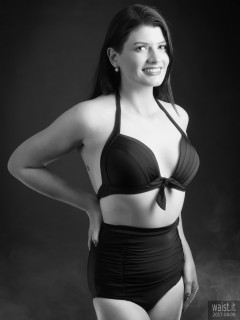 2017-04-09 Imogen black two piece swimsuit