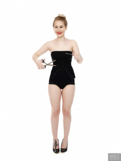 2017-05-19 Laura Sele vintage fitness pinup shoot