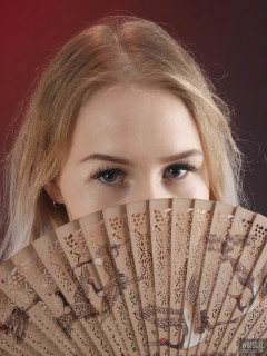 2017-05-19 Laura Sele cheongsam dress and lots of smoke