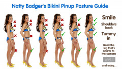 2017-08-19 Natty Badger vintage pinup posture guide