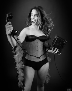 2017-09-03 Kris in bra, pantie girdle and tightly-laced corset