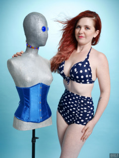 2017-09-17-lj-high waist polka dot bikini - with the droid
