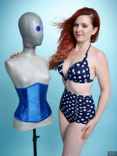 2017-09-17-lj-high waist polka dot bikini - with the droid