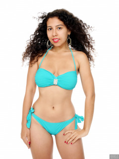 2017-09-23 Stephy in her own blue bikini