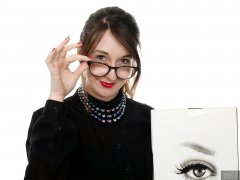 2018-02-18 Madame Cerise in black blouse and tight black pencil skirt