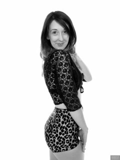 2018-02-18 Madame Cerise animal pring control briefs worn as hotpants