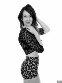 2018-02-18 Madame Cerise animal pring control briefs worn as hotpants