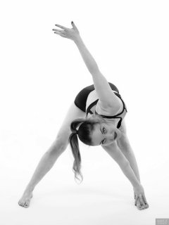 2018-04-07 Annie91 in neoprene sports top and black control briefs worn as hotpants