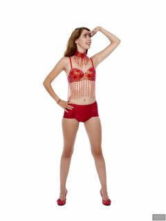 2018-07-25 Twinklenose, in red dance costume