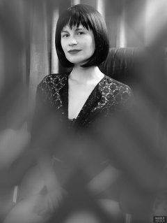 2018-09-16 Saffine headshot through vintage special effects filter
