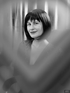 2018-09-16 Saffine headshot through vintage special effects filter