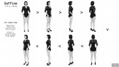 2018-09-16 \"Engineering Collage\": Saffine in black strapless bra top, black bolero and  black Style 210 pantie girdle worn as hotpants