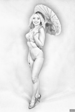 2019-01-12 Domii - experimenting with GIMP's new "Color to Gray" filter