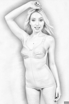 2019-01-12 Domii - experimenting with GIMP's new "Color to Gray" filter