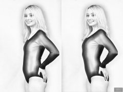 2019-01-12 Domii - experimenting with GIMP's new "Color to Gray" filter