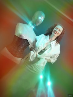 2019-03-30 Chiara in her own costume, posing for some special effects