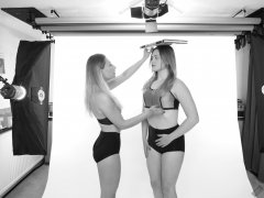 2019-05-04 Fabiene and CloEliza work on their posture and deportment