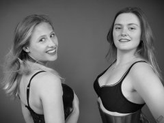 2019-05-04 Fabiene and CloEliza having fun with some serious corsetry