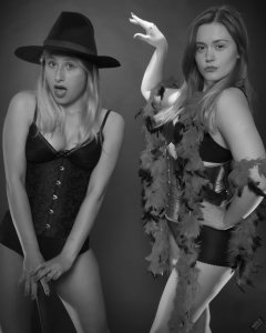 2019-05-04 Fabiene and CloEliza having fun with some serious corsetry