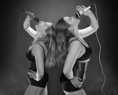 2019-05-04 Fabiene and CloEliza having fun with some serious corsetry
