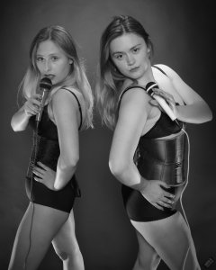 2019-05-04 Fabiene and CloEliza having fun with some serious corsetry