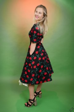 2019-05-04 Fabiene in her own 50's style dress