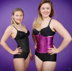 2019-05-04 Fabiene and CloEliza having fun with some serious corsetry