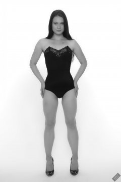 2019-09-21 Kristine Gold posture and deportment practice still image