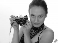 2019-09-21 Kristine Gold - in dark-blue jewelled dance-top and tight blue pantie girdle worn as hot-pants