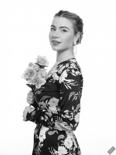 2020-01-18 Danni Moss in her own vintage-style dress