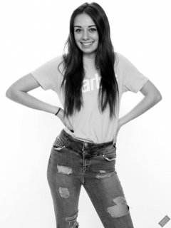2020-02-02 Jessica Maria as she arrived at the studio