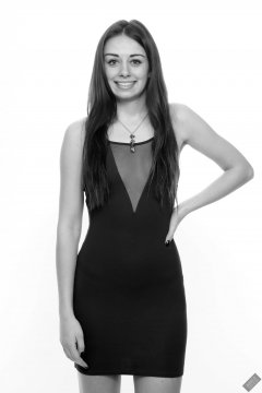 2020-02-02 Jessica Maria in her own blue dress